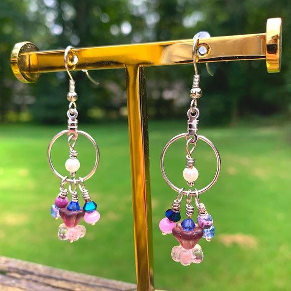Hand Crafted Jewelry - New Handmade One-of-a-Kind Dangle Earrings